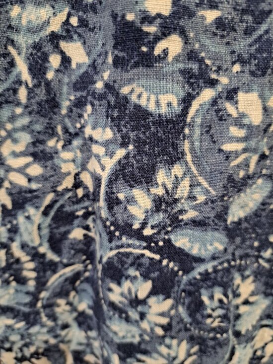 Lauren Ralph Lauren Linen Floral Shirtdress Tie Waist Blue Plus Size 14 Women's - Picture 6 of 12